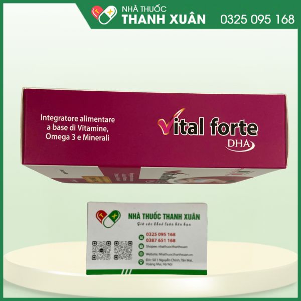 Vital Forte - Viên uống bổ sung DHA, EPA và một số vitamin, khoáng chất cho cơ thể